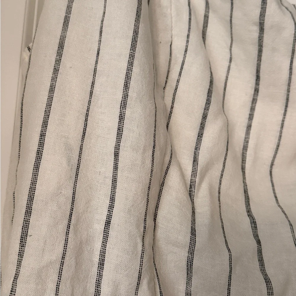 White & Black Linen Dress 3X - Old Navy - Picture 2 of 3